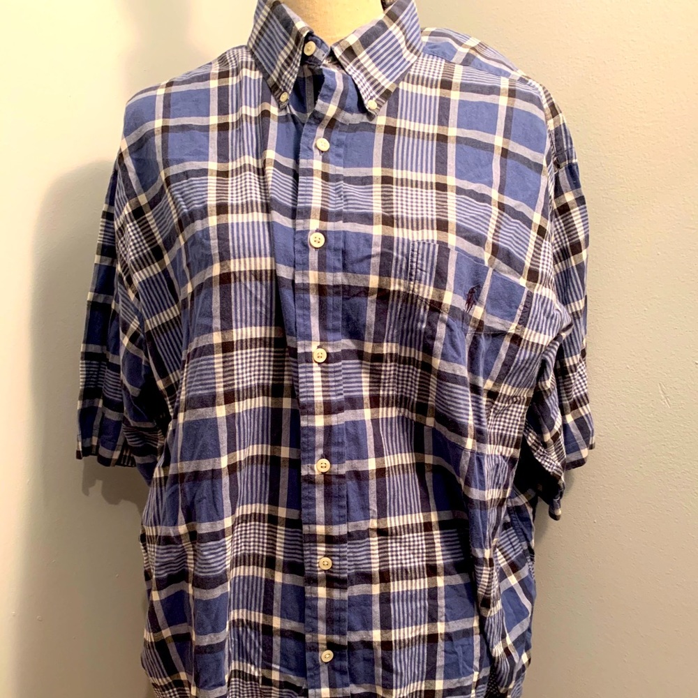 Men’s Ralph Lauren Plaid Pocket Button Down
